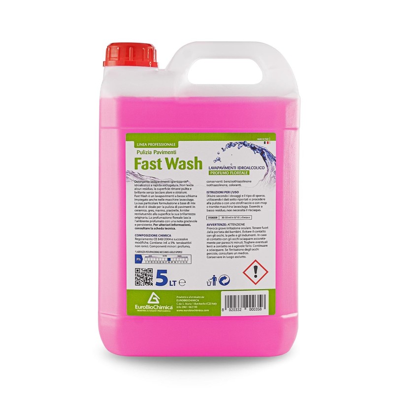Detergente lavapavimenti igienizzante Fast Wash